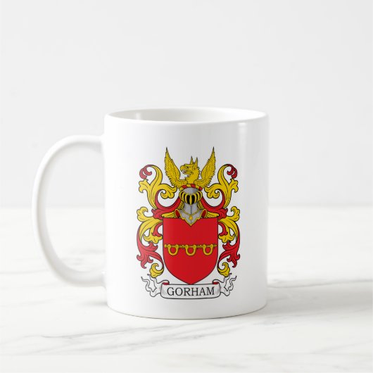 Gorham Family Crest Koffiemok (Links)