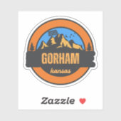 Gorham, Kansas Sticker (Vel)