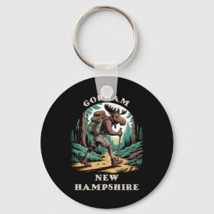 Gorham New Hampshire Nh Bergen Wandelroute Eland Sleutelhanger