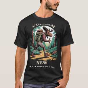Gorham New Hampshire Nh Bergen Wandelroute Eland T-shirt