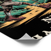 Gorham New Hampshire Nh Mountains Hiking Trail Moo Poster (Hoek)