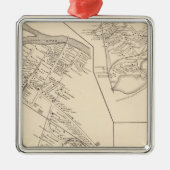 Gorham PO, stad Gorham Metalen Ornament (Voorkant)