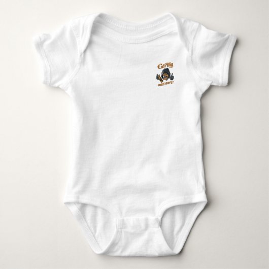 Gorila Beer White Polo (Voorkant)