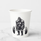 Gorila Deadlift Papieren Bekers (Voorkant)