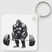 Gorila Deadlift Sleutelhanger (Achterkant)