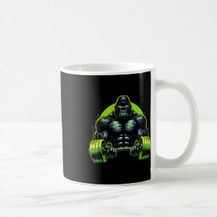 Gorilla Aap Gym Kleding Bodybuilding Workout Motiv Koffiemok