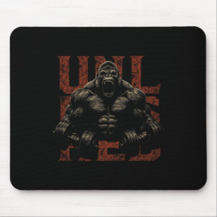 Gorilla Aap Gym Kleding Bodybuilding Workout Motiv Muismat