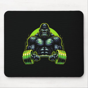 Gorilla Aap Gym Kleding Bodybuilding Workout Motiv Muismat