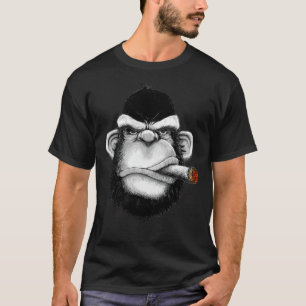 Gorilla-aap met sigaar Classic T-Shirt
