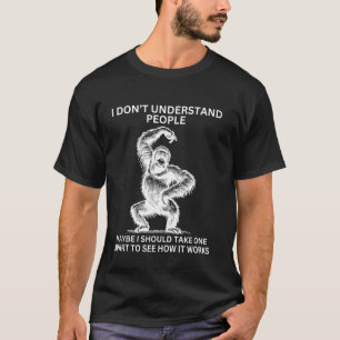 Gorilla Aap Onbegrepen Grappig Sarcasme Aap  T-shirt