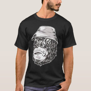 Gorilla Aap Visser Aap Gorilla Kinderen T-shirt