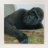 Gorilla achter de boom legpuzzel (Horizontaal)