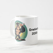 Gorilla Afstuderen gepersonaliseerd Koffiemok (Voorkant links)