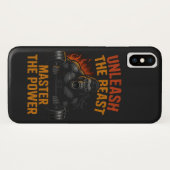 Gorilla Alpha Strength Power – Fitness Muscle Gift Case-Mate iPhone Case (Achterkant (horizontaal))