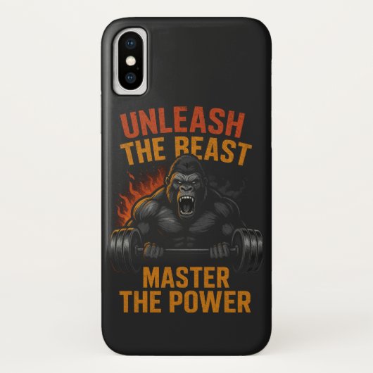Gorilla Alpha Strength Power – Fitness Muscle Gift Case-Mate iPhone Case (Achterkant)