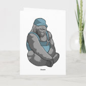 Gorilla als Ambachtsman met Sleutel Kaart (Achterkant)