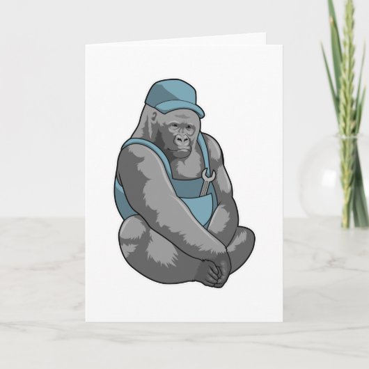 Gorilla als Ambachtsman met Sleutel Kaart (Voorkant)