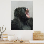 Gorilla, Ape, aap, dierlijk, Natuur Poster (Keuken)