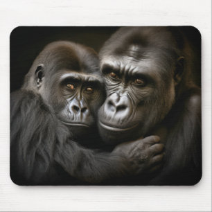 Gorilla Ape Dier Wild Beauty Freedom Wilderness Muismat