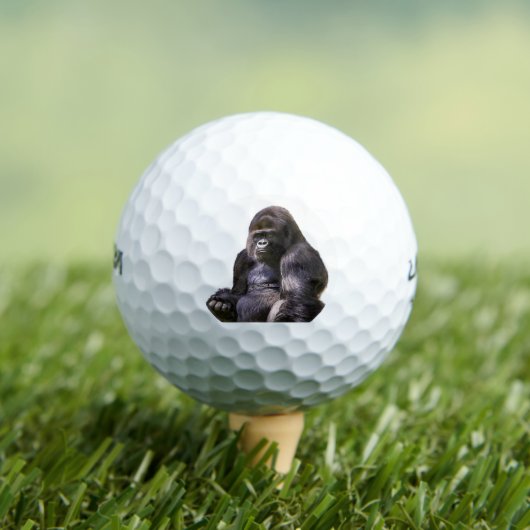 Gorilla Ape Monkey Golfballen (Insitu Shirt)