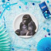 Gorilla Ape Monkey Papieren Bordje (Feest)