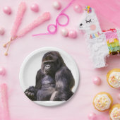 Gorilla Ape Monkey Papieren Bordje (Feest)