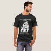 Gorilla Ape verkeerd begrepen grappige sarcastisch T-shirt (Voorkant volledig)