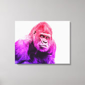 Gorilla Art Canvas Afdruk (Voorkant)
