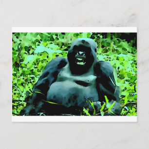 Gorilla Artwork Briefkaart