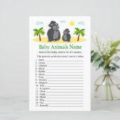 Gorilla Baby Animals Name Game (Staand voorkant)