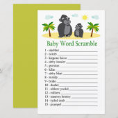 Gorilla Baby word scramble game (Voorkant / Achterkant)