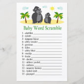 Gorilla Baby word scramble game (Voorkant)