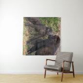 Gorilla Baby's Affectionate voor moeder Wandkleed (In Situ (horizontaal))