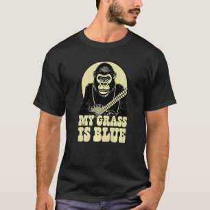 Gorilla Banjo Picker  80 Music Monkey T-shirt