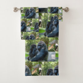Gorilla Bath Towel Set Bad Handdoek