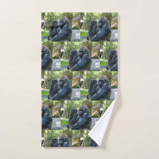 Gorilla Bath Towel Set Bad Handdoek (Handdoek)