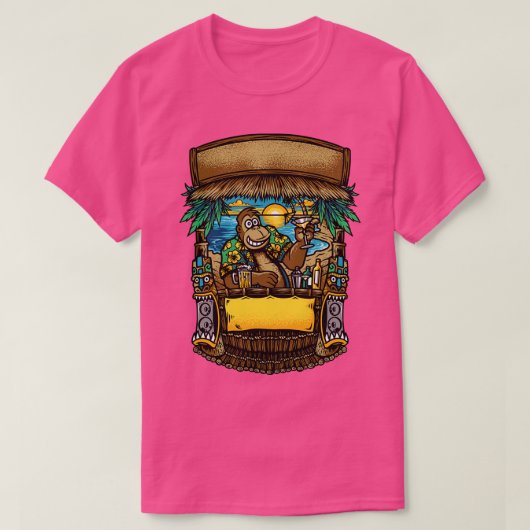 Gorilla Beach Bar T-shirt (Design voorkant)