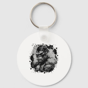 Gorilla Beast Spieren Workout Bodybuilding Boksen Sleutelhanger
