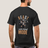 Gorilla Beast Workout Gym T Shirt Kleding Ontwerp (Achterkant)