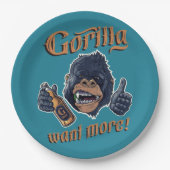 Gorilla Beer Paper Bord (Voorkant)