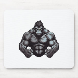 Gorilla Beest Bodybuilder Workout Gym Bodybuilding Muismat