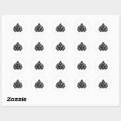 Gorilla Beest Bodybuilder Workout Gym Bodybuilding Ronde Sticker (Vel)