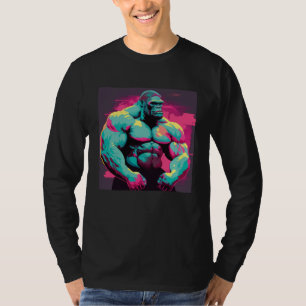 Gorilla Beest Bodybuilding Spieren Fitness Workout T-shirt