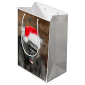 Gorilla Biddy in een feestelijk kerst Pet Medium Cadeauzakje (Achterkant Gekanteld)