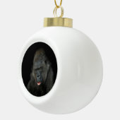 Gorilla Biddy Keramische Bal Ornament (Rechts)