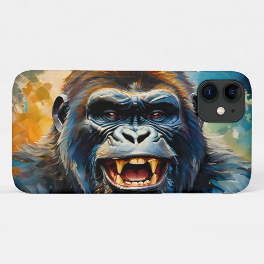 Gorilla big Smile Case-Mate iPhone Case (Achterkant (horizontaal))