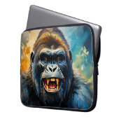 Gorilla big Smile Laptop Sleeve (Voorkant Links)