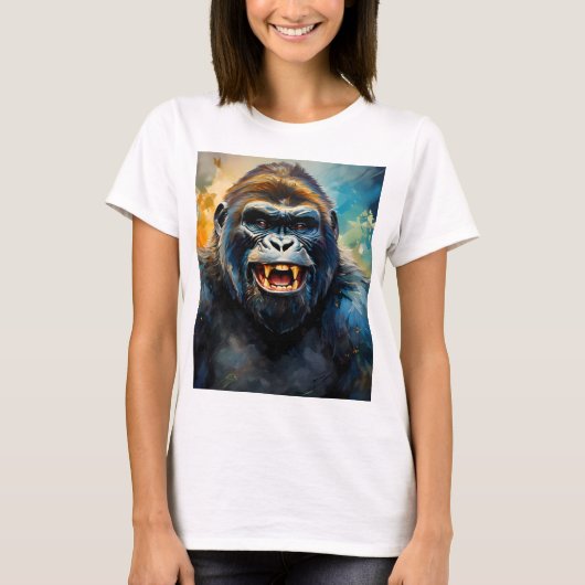 Gorilla big Smile T-shirt (Voorkant)