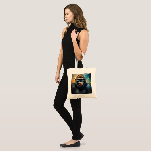 Gorilla big Smile Tote Bag (Voorkant (model))