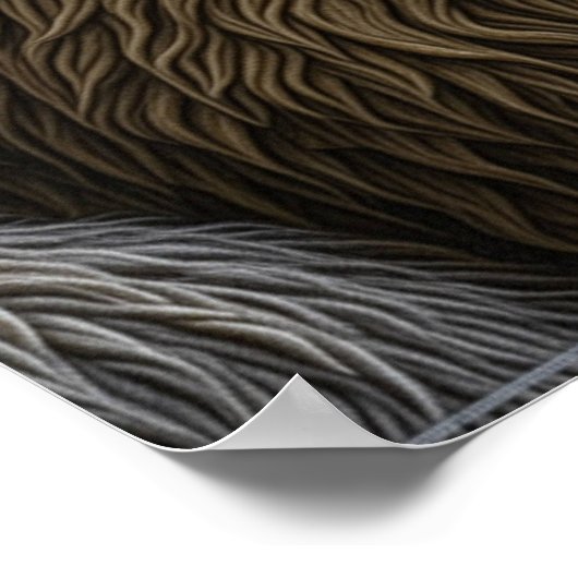 Gorilla, Bigfoot of Sasquatch Close-up van gezicht Poster (Hoek)